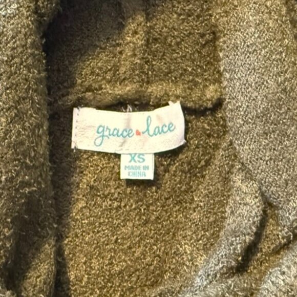 Grace & Lace: Bambü Hooded Cowl Pullover Hoodie - Picture 5 of 7